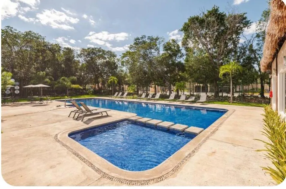 Departamento Moderno Con Alberca Y Amenidades En Playa Del Carmen Quintana Roo 아파트